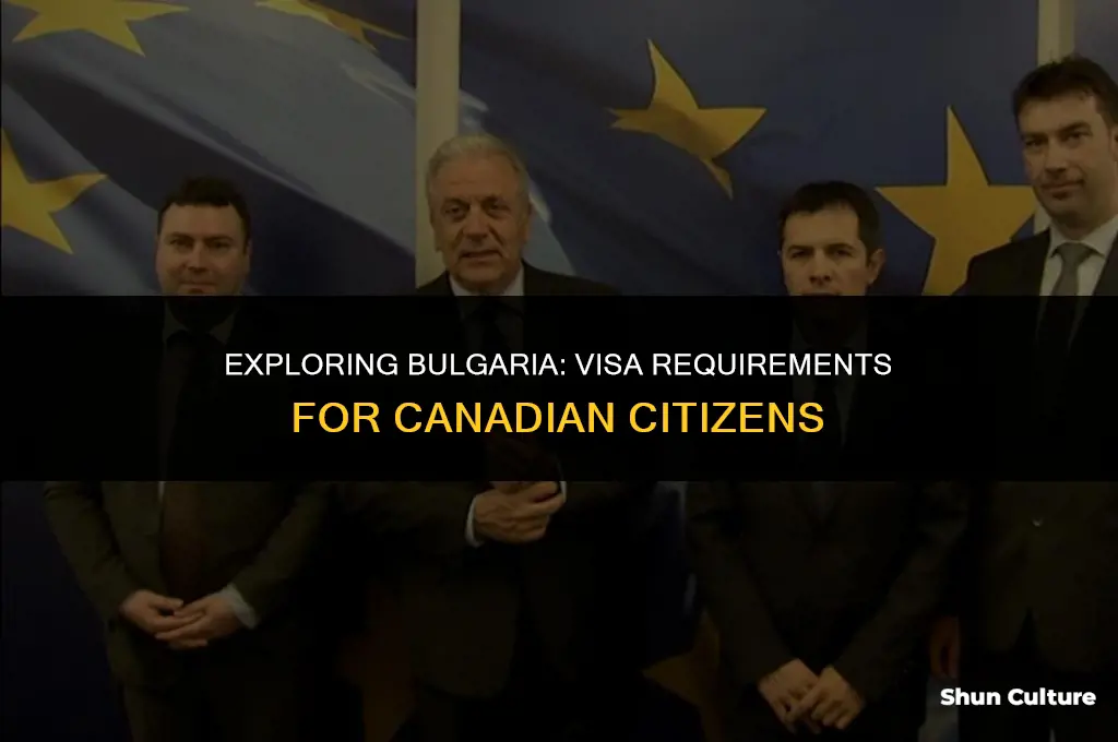do canadian citizens need a visa for bulgaria