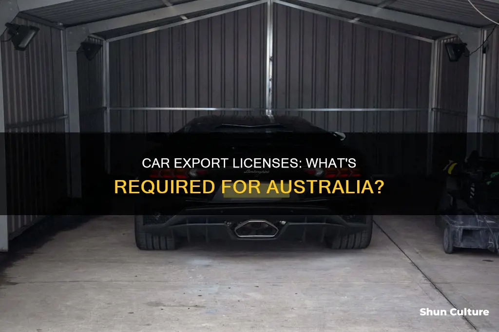do car companies need licenses to export to australia