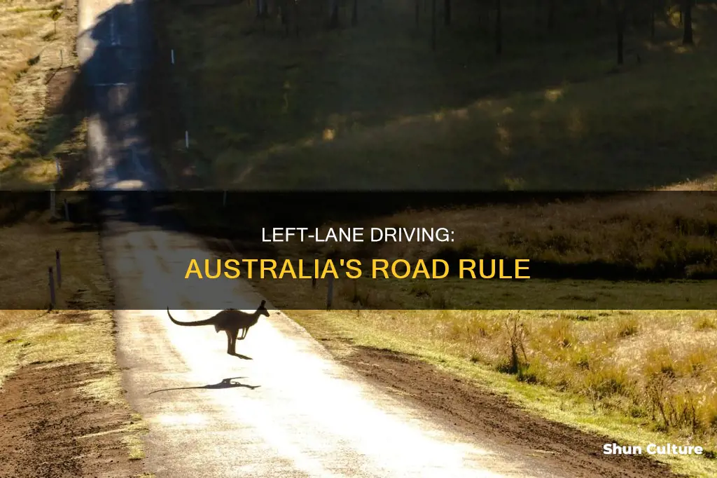 do cars drive on the left in australia