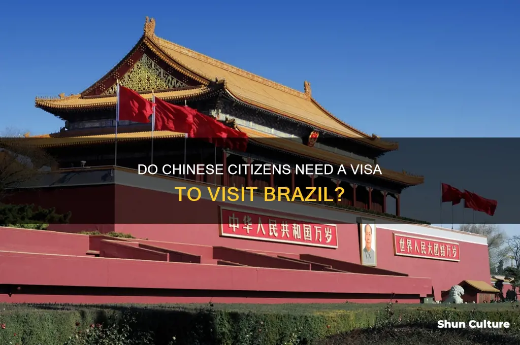 do chiense citizen need visa to brazil