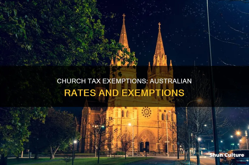 do churches pay rates in australian