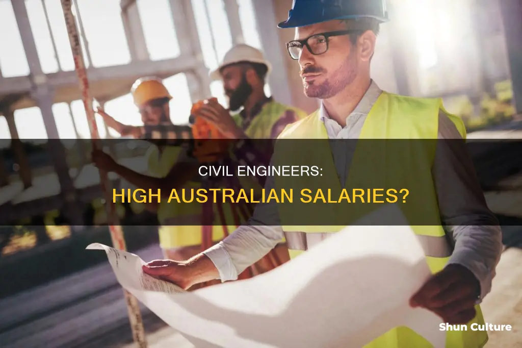 do civil engineers make good money in australia