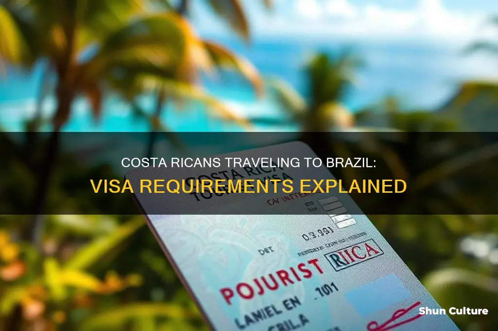 do costa ricans need a visa to enter brazil