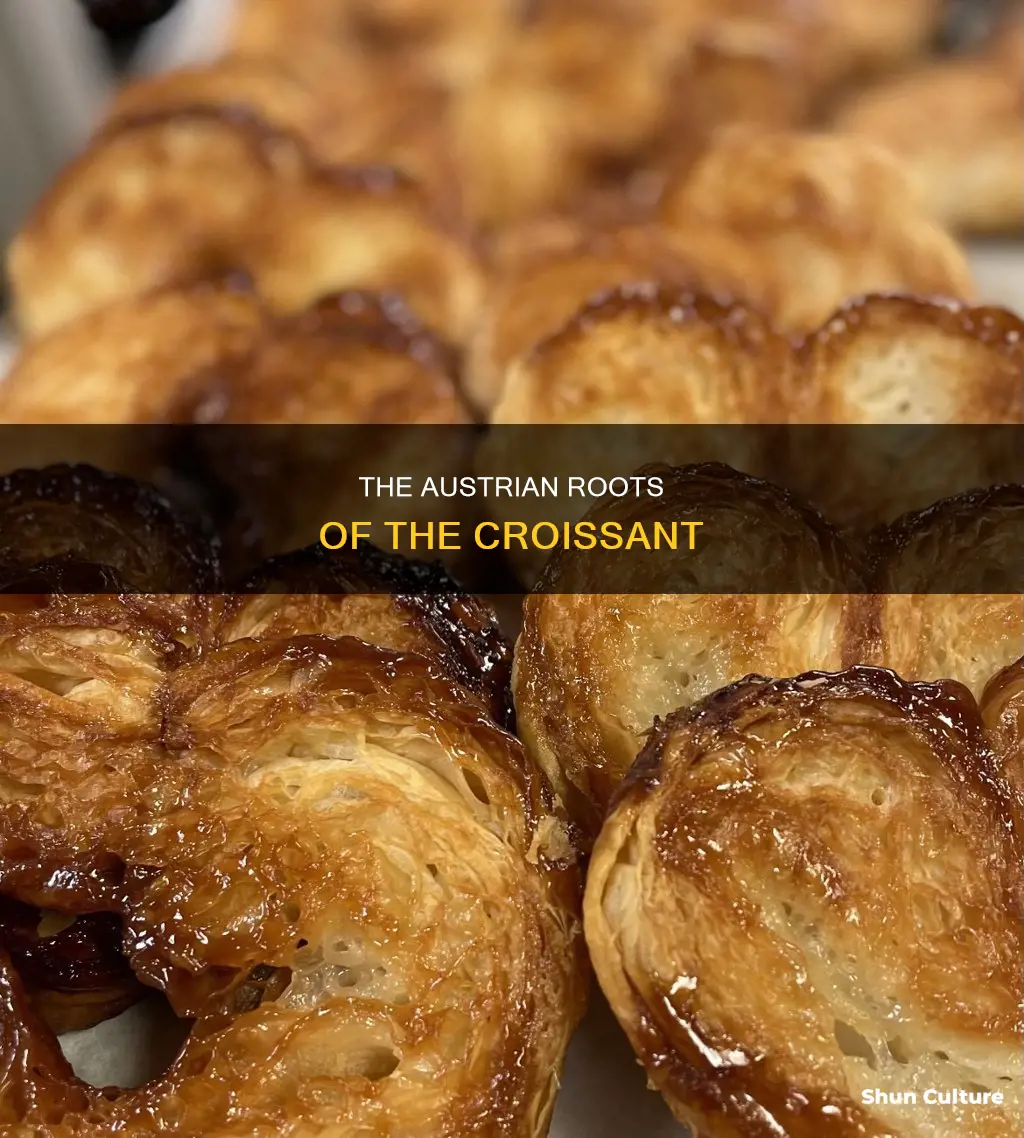 do croissants come from austria