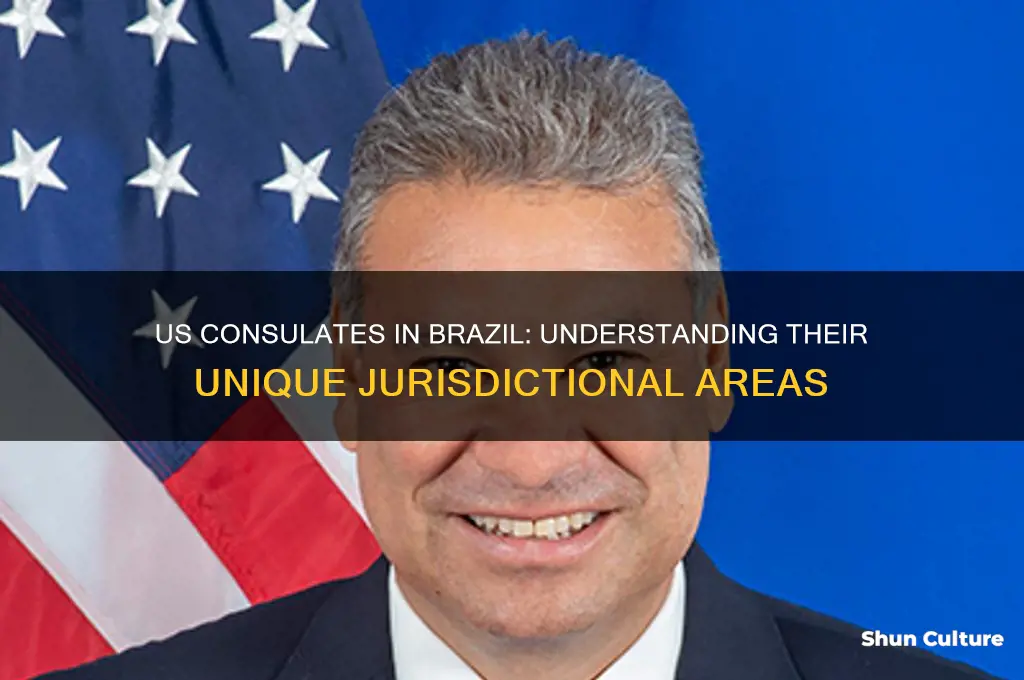 do different us consulates have jurisdiction over different areas brazil