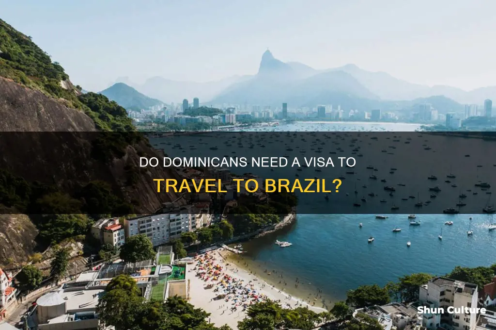 do dominicans need a visa to go to brazil