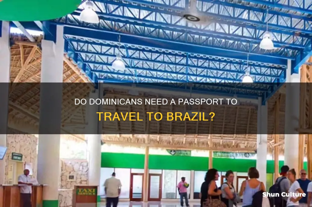 do dominicans need passport to go to brazil