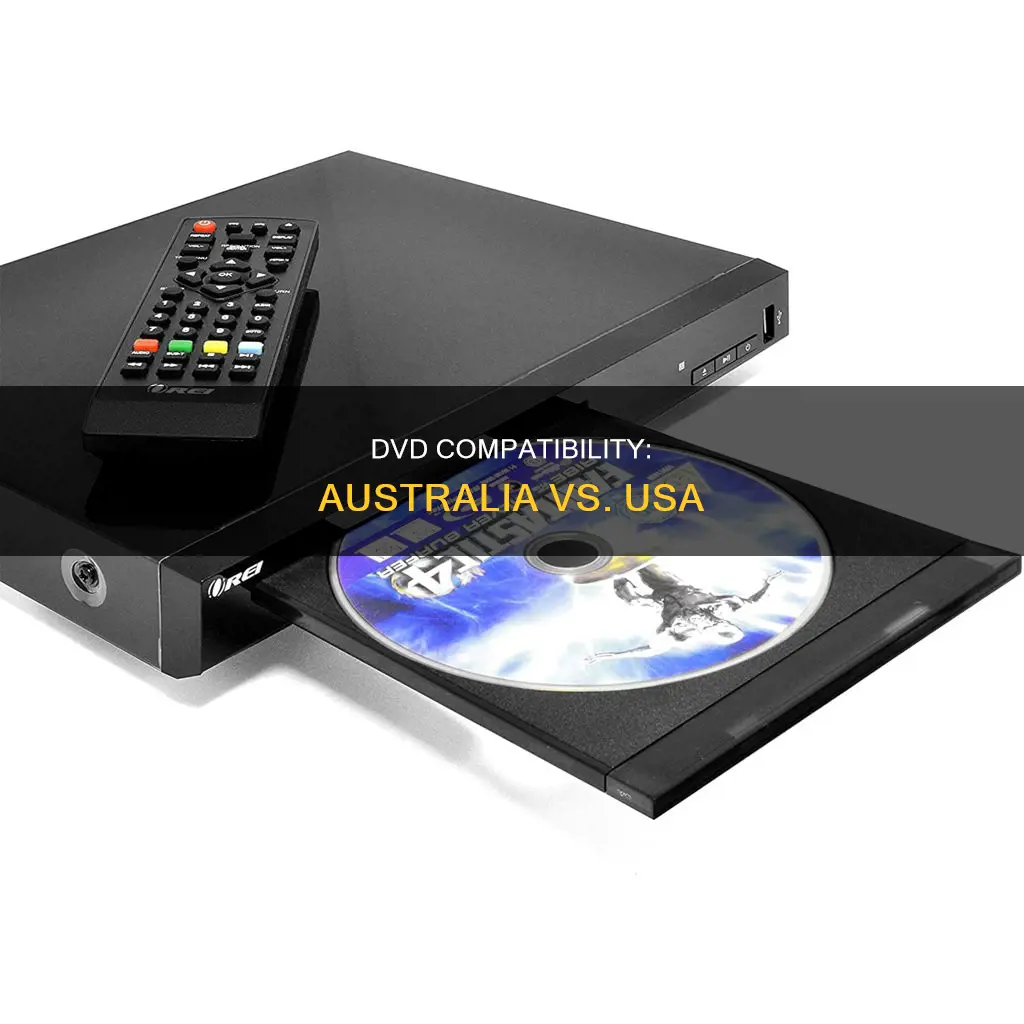 do dvds from australia play in the united states