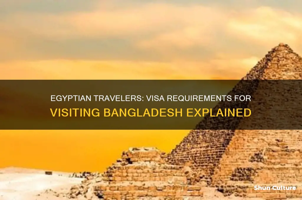 do egyptian needs visa to bangladesh