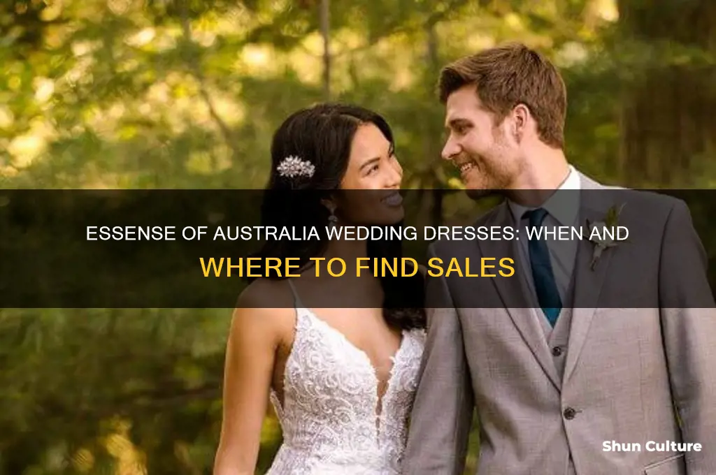 do essense of australia wedding dresses go on sale