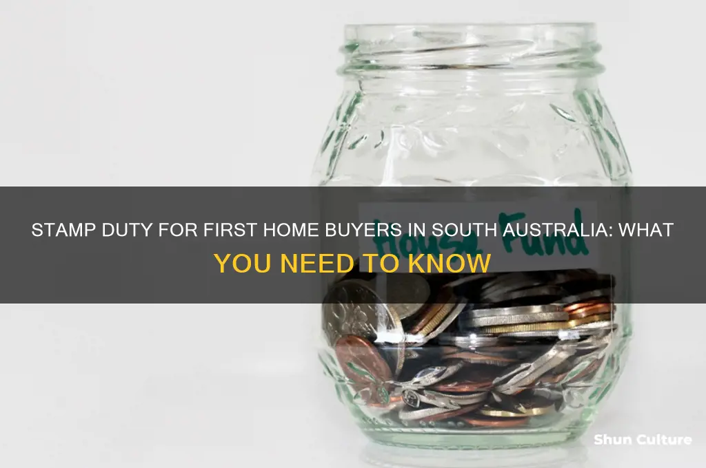 do first home buyers pay stamp duty in south australia