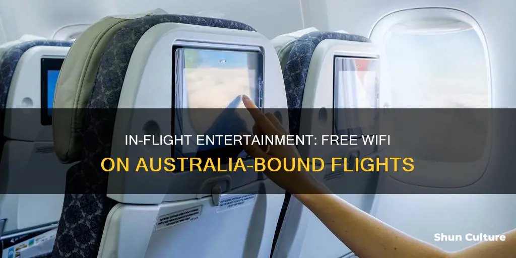 do flights to australia have free wifi