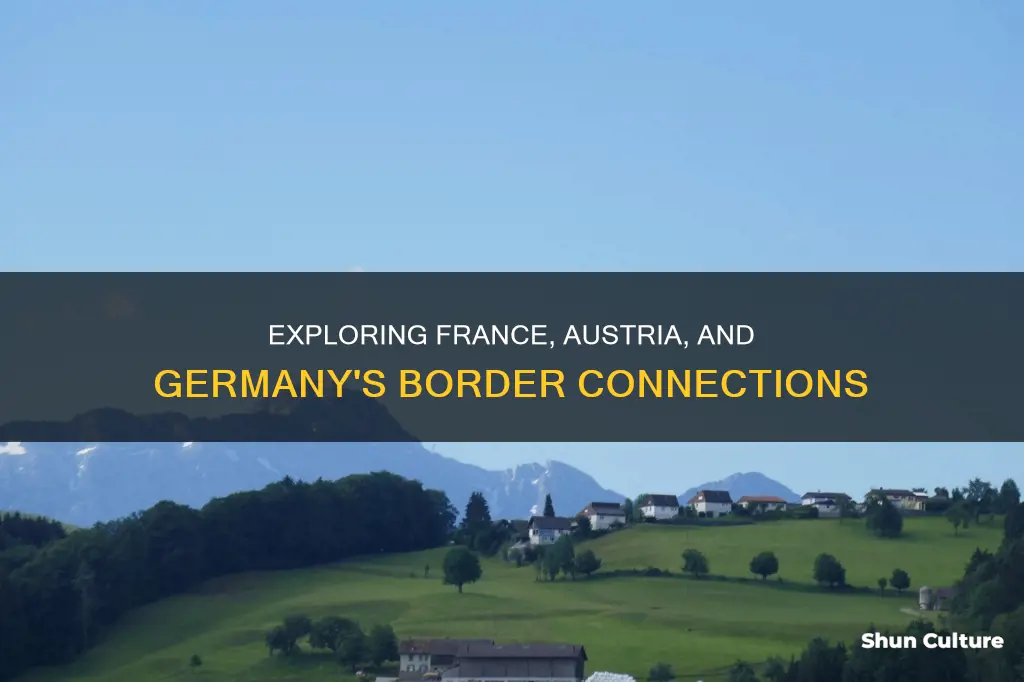 do france austria and germany share a common border