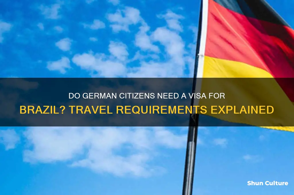 do german citizens need a visa for brazil