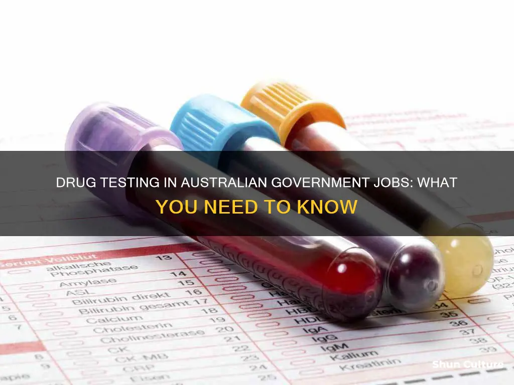 do government jobs drug test australia