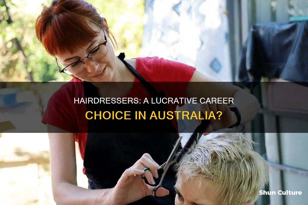 do hairdressers make good money australia