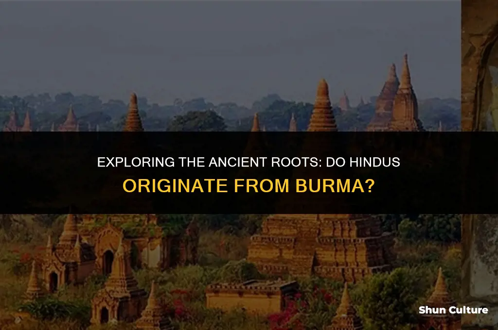 do hindu orginate from burma