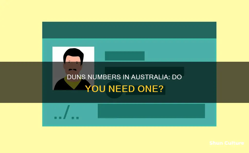 do I have a duns number australia