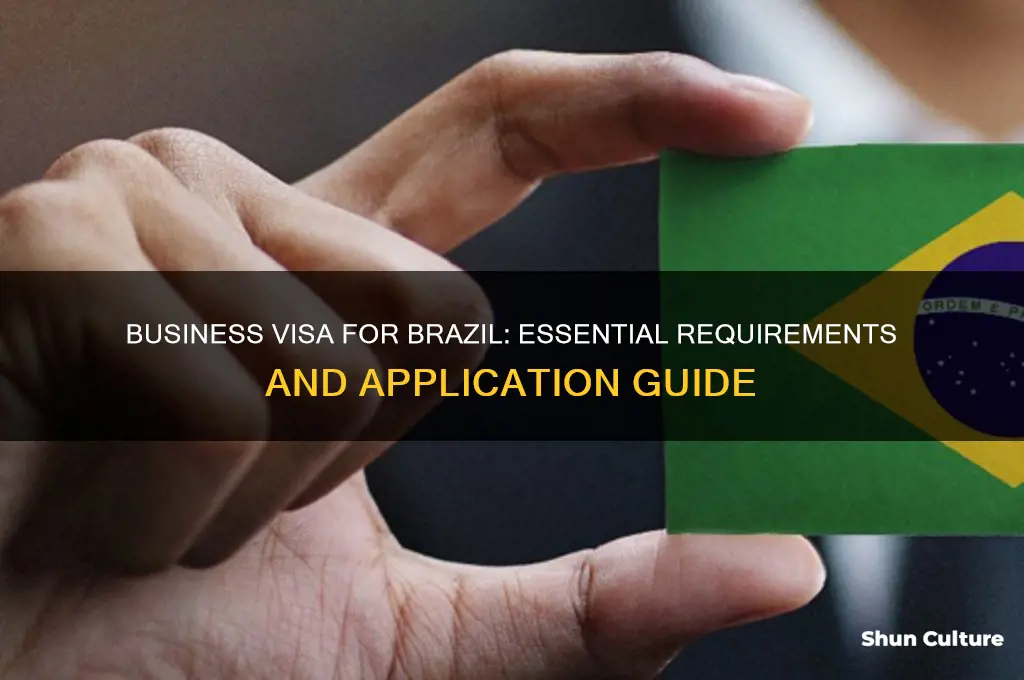 do I need a business visa for brazil