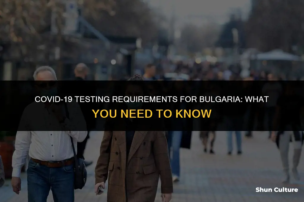 do I need a covid test for bulgaria
