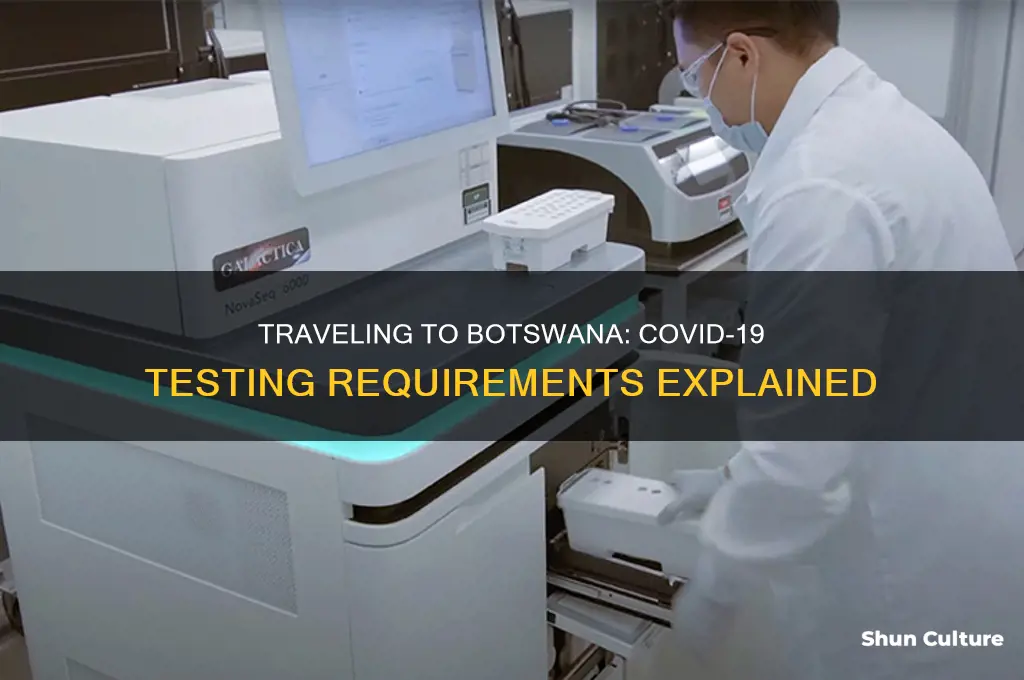 do I need a covid test to enter botswana