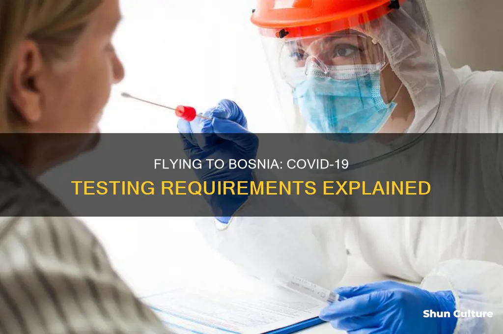 do I need a covid test to fly to bosnia