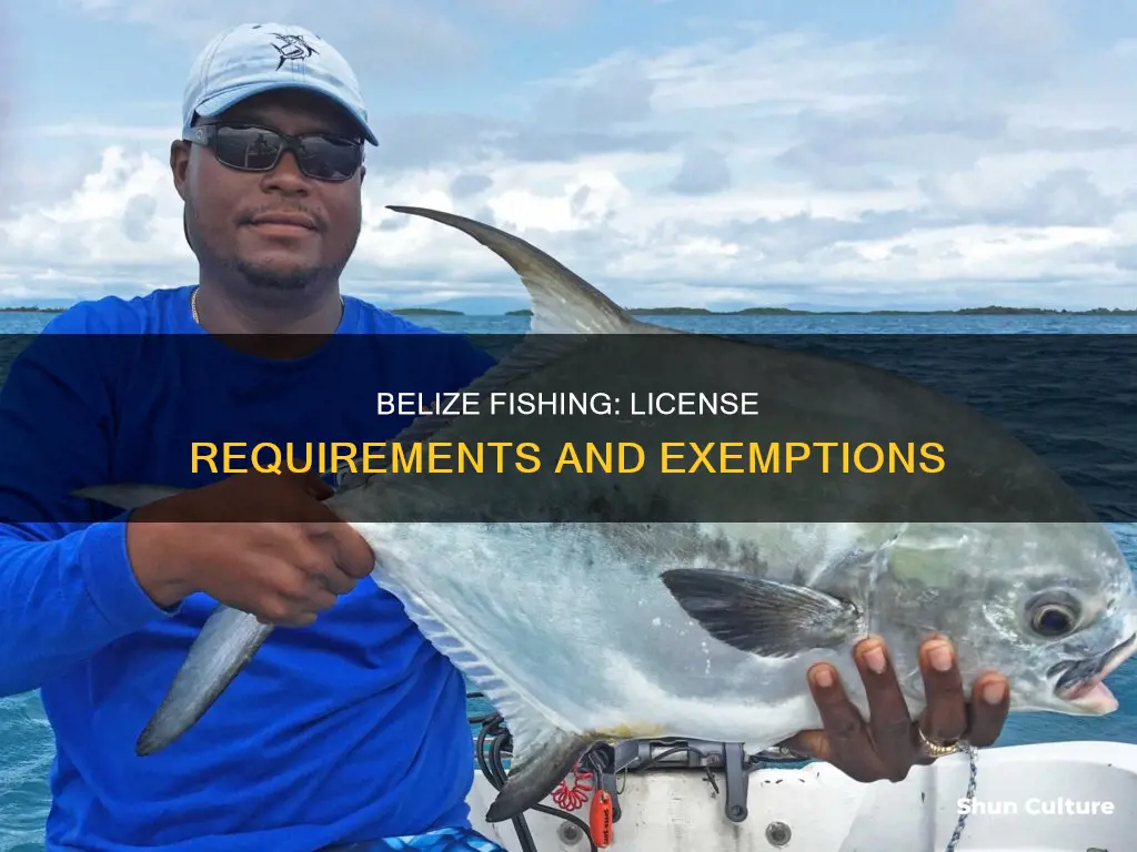 do I need a fishing license in belize