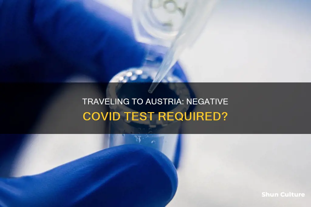 do I need a negative covid test to enter austria