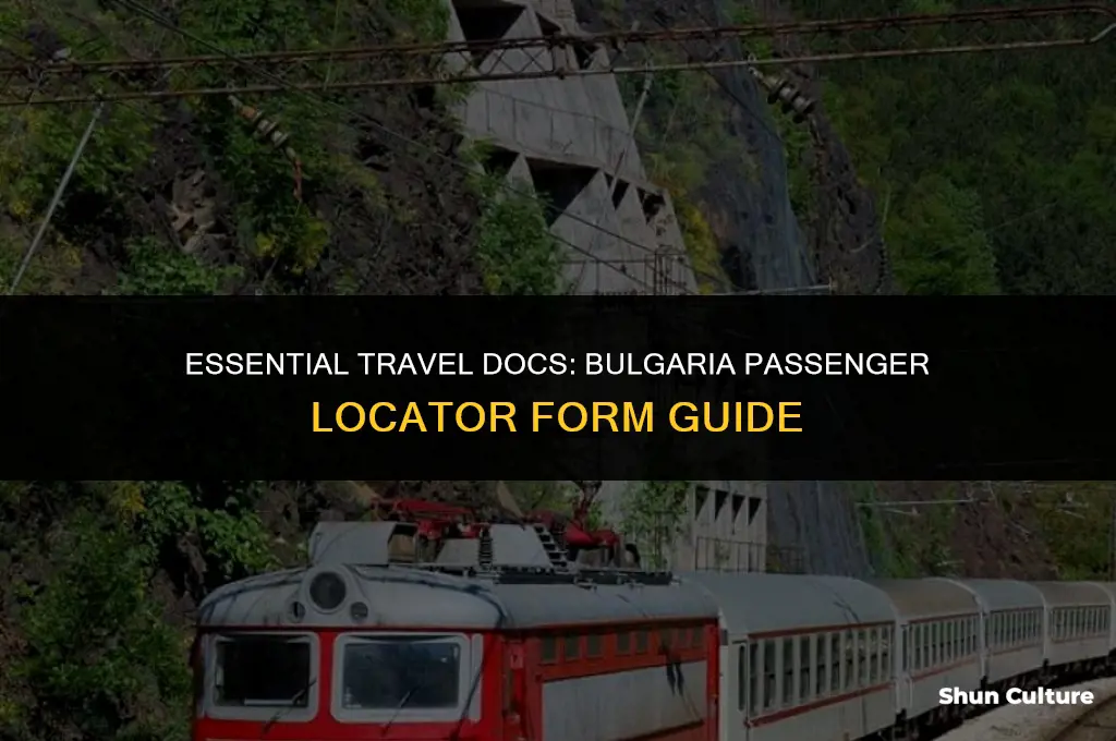 do I need a passenger locator form for bulgaria