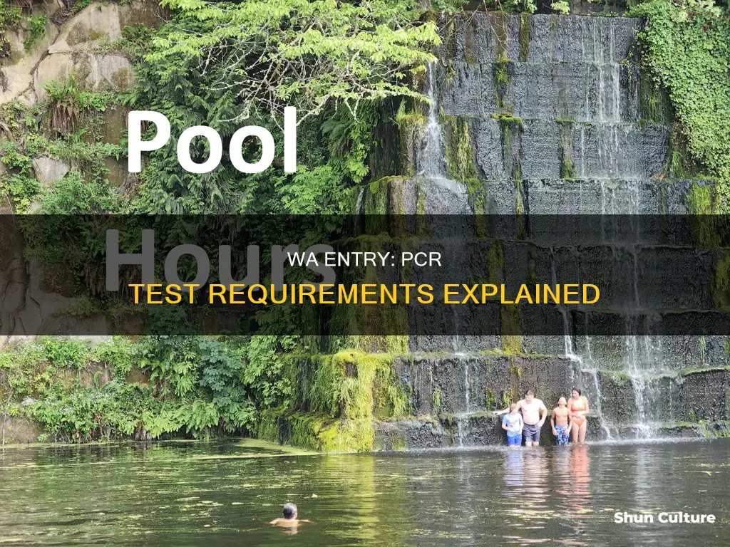 do I need a pcr test to enter western australia