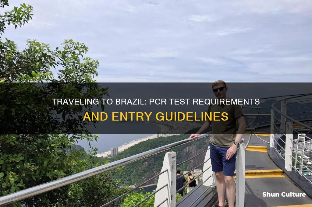 do I need a pcr to enter brazil