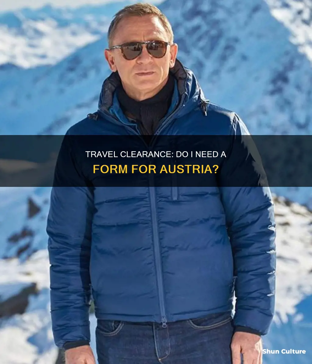 do I need a pre travel clearance form for austria