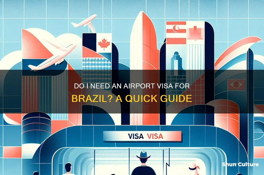 do I need airport visa for brazil