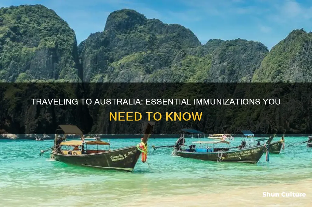 do I need any immunizations to go to australia
