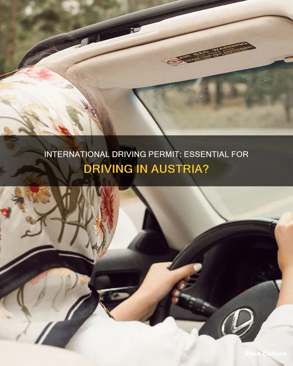 do I need international drive permit to drice in austria