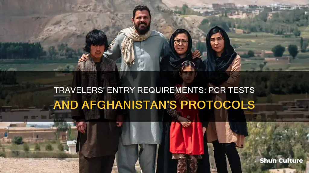 do I need pcr test to enter afghanistan