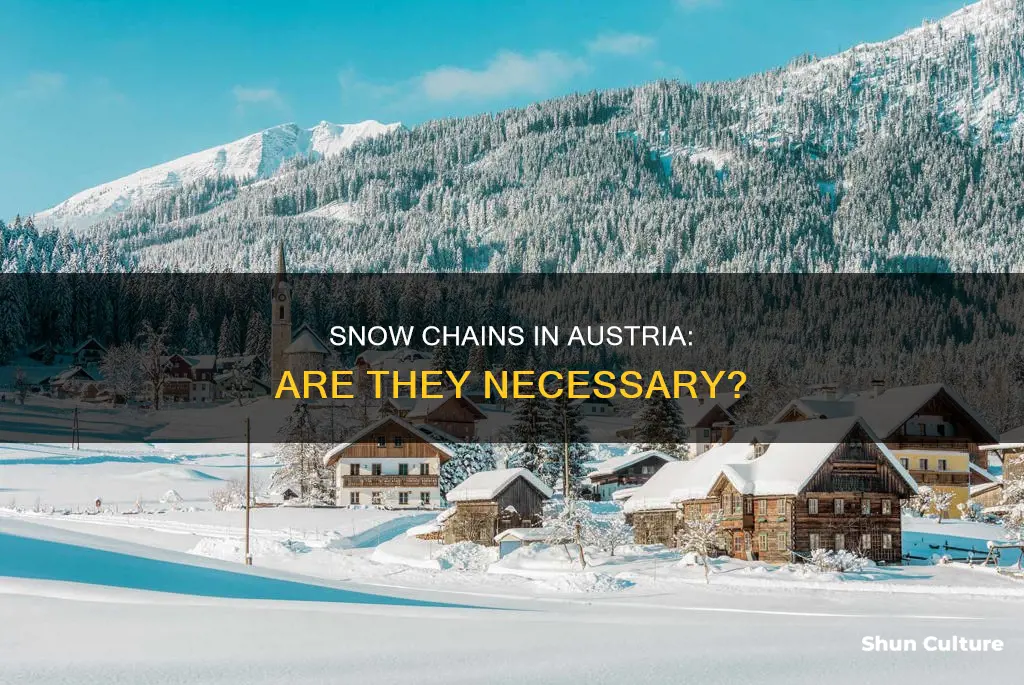 do I need snow chains in austria