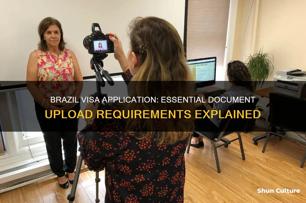 do I need to upload documents brazil visa application