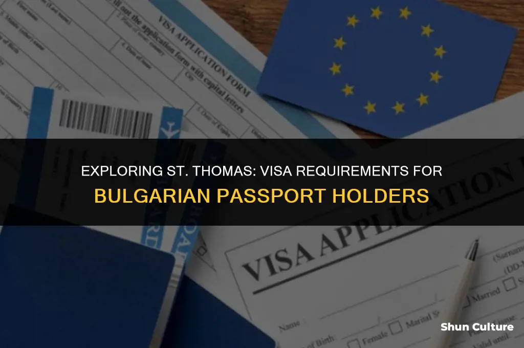 do I need visa for st thomas with bulgarian passport