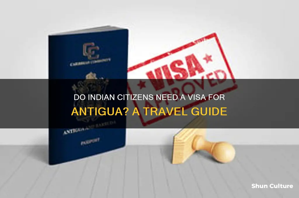 do indian citizens need a visa for antigua