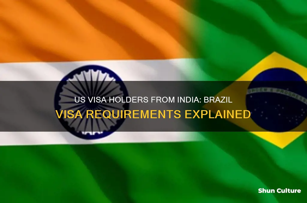 do indian citizens with us visa need visa for brazil
