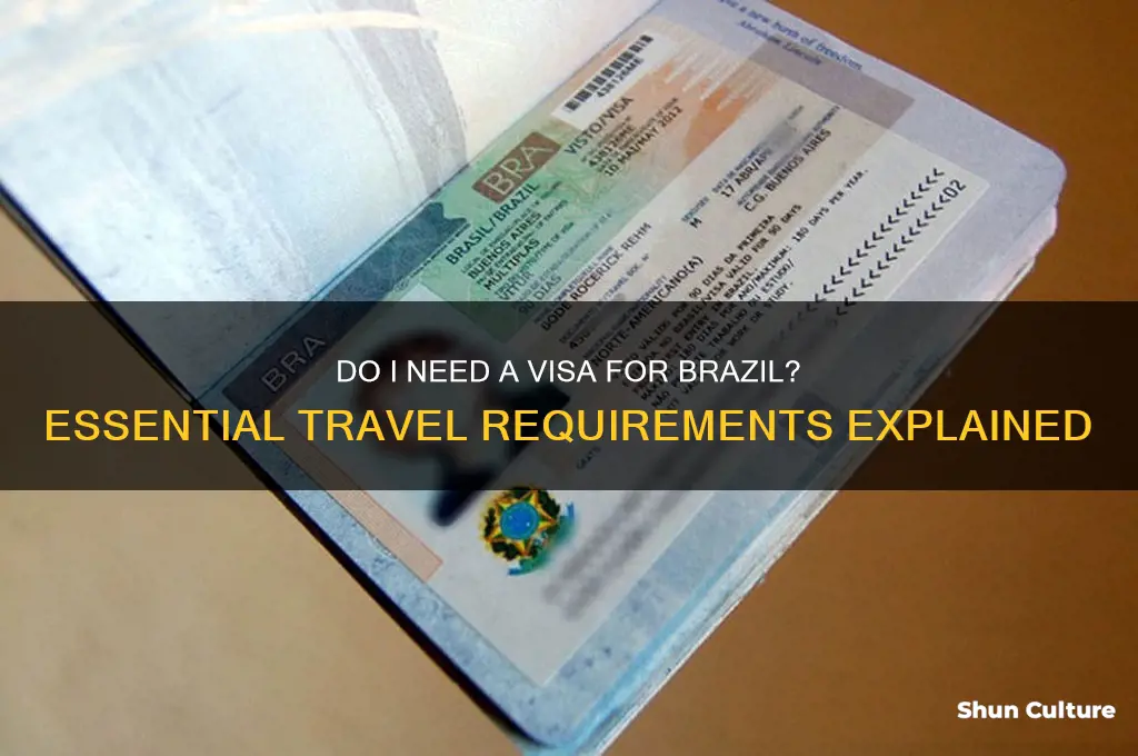 do ineed visa for brazil