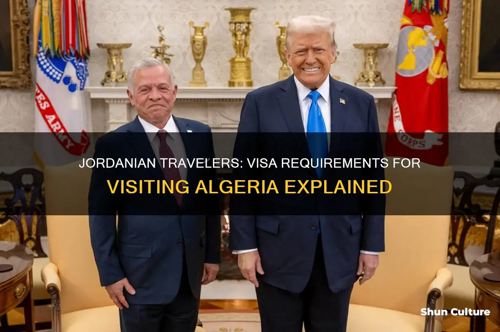 do jordanians need a visa for algeria