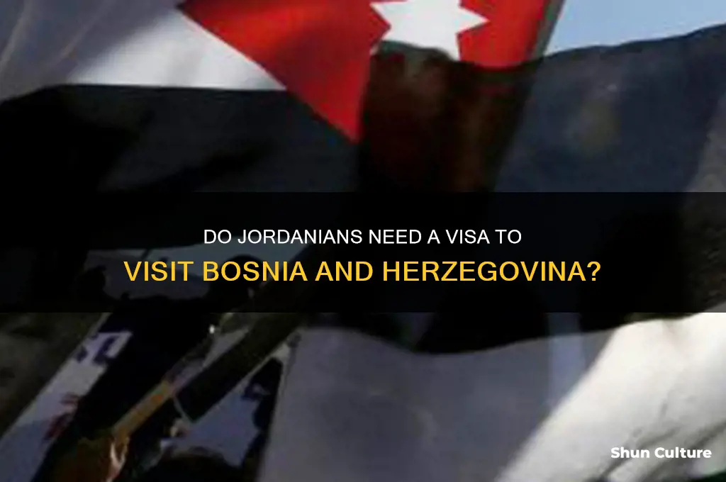 do jordanians need visa to bosnia