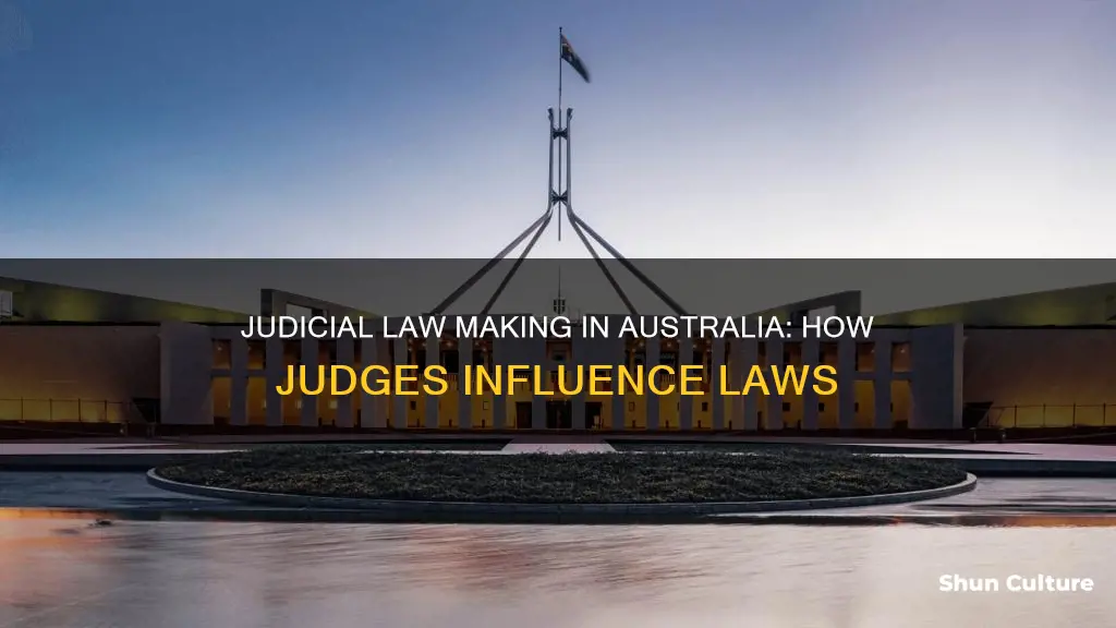 do judges make law australia