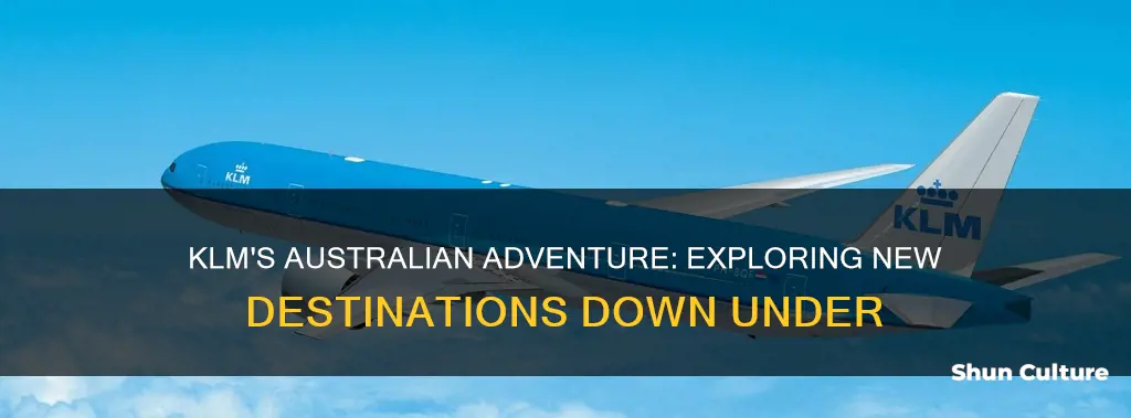 do klm fly to australia