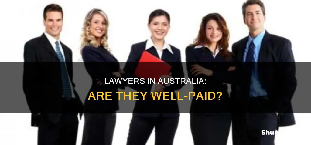 do lawyers actually make good money in australia