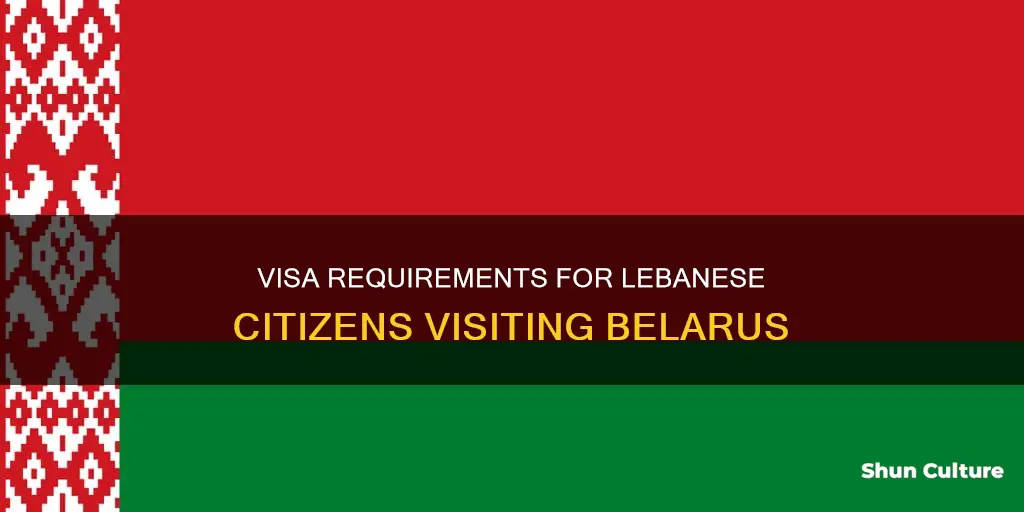 do lebanese need visa to belarus