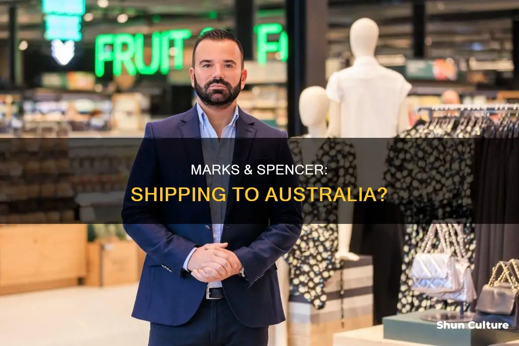 do marks and spencer ship to australia