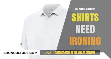 Do Men's Antigua Shirts Require Ironing? A Care Guide